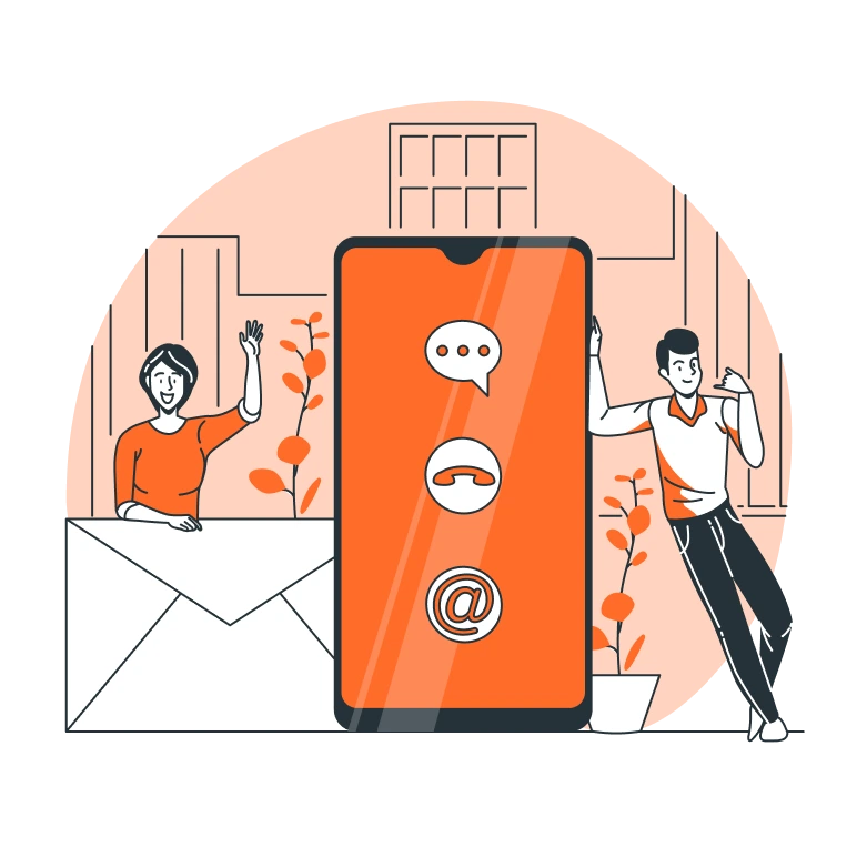 Contact Illustration